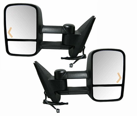 2007-2013 Chevy & GMC Tow Mirrors - Power/Heated/Signal
