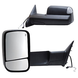 2013-2018 Dodge Ram Tow Mirrors - Power/Heated/Signal/Puddle Lamps