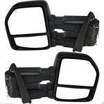 2015-2018 F-150 Tow Mirrors - Black or Chrome - Power/Heat/Signal/Puddle Lamps