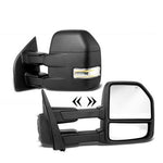 2015-2018 F-150 Tow Mirrors - Black or Chrome - Power/Heat/Signal/Puddle Lamps
