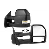 2015-2018 F-150 Tow Mirrors - Black or Chrome - Power/Heat/Signal/Puddle Lamps