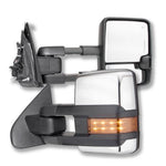 2007-2013 New Style Chevy/GMC Tow Mirrors - Black or Chrome - Power/Heat/Signal/Cargo Lamps